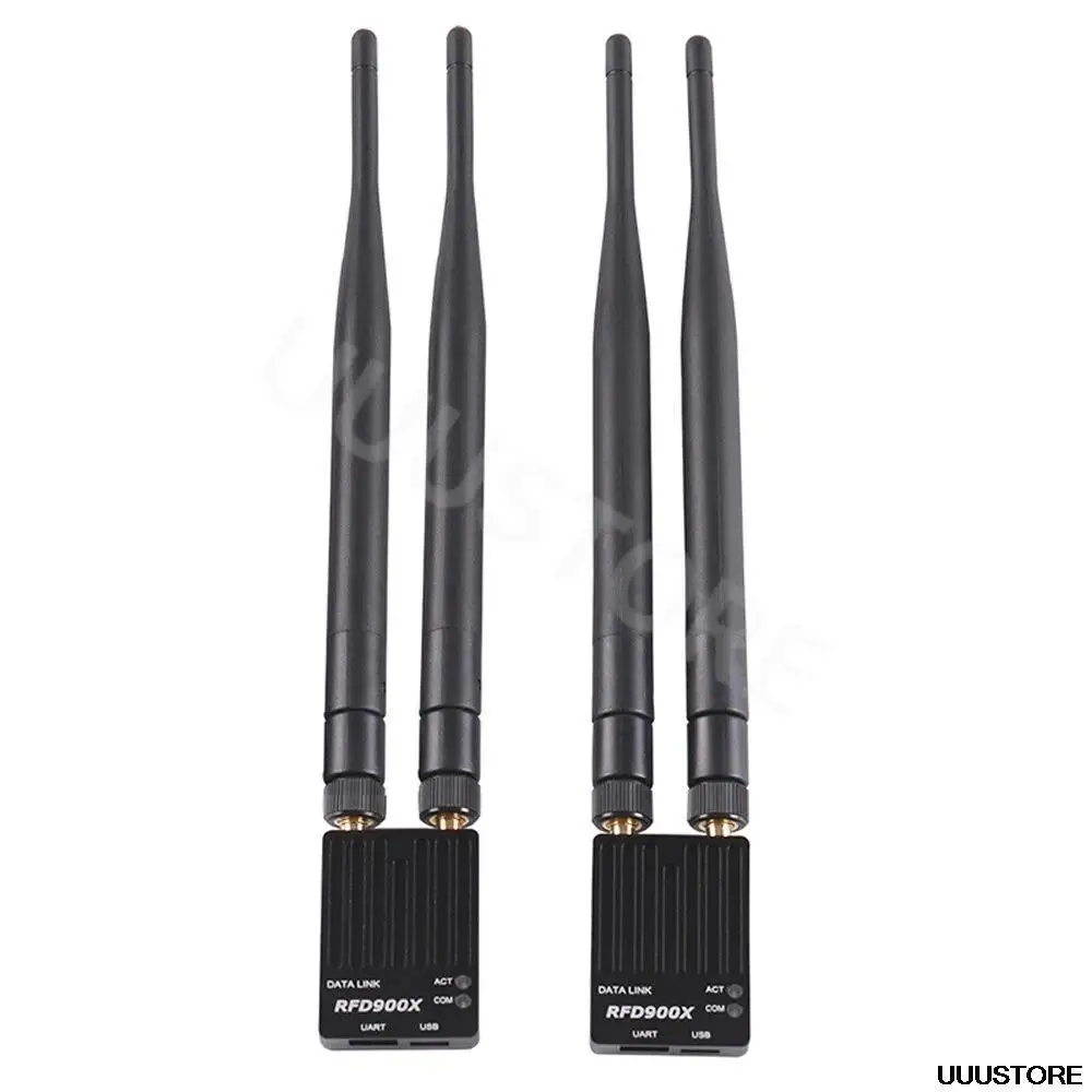 

RFD900X 915Mhz 3DR Radio Telemetry Modem Module UAV 40KM Ultra Long Range Data Link Transmission for PIX APM RC Drone Airplane
