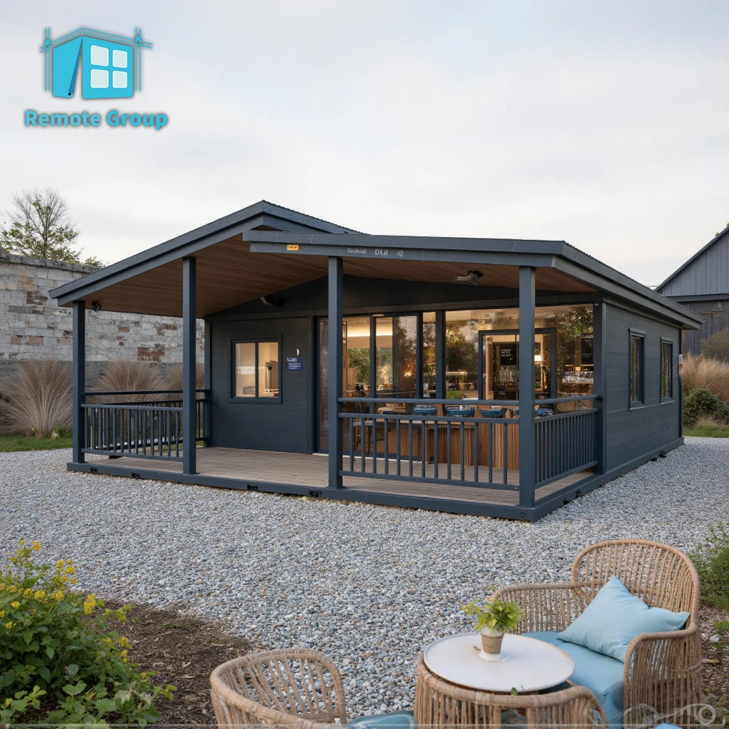 Remote  Customized Home 20/30FT Expandable Container House with Bathroom Two/ Three Bedroom House for Villa