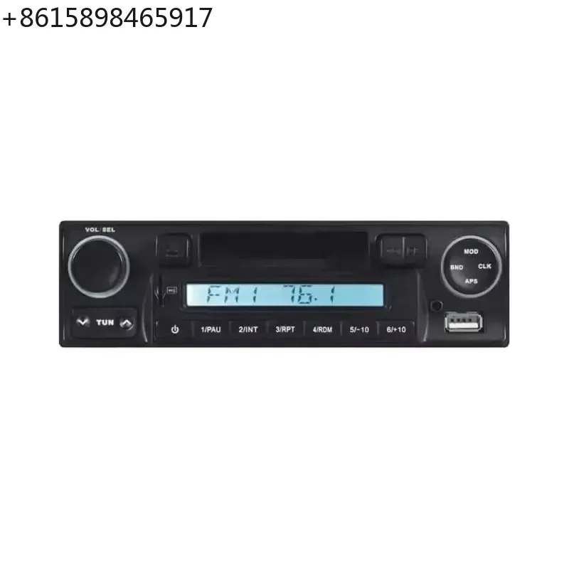 【Best-selling】Portable Retro USB SD Radio Car Player With Stereo And Cassette Capabilities