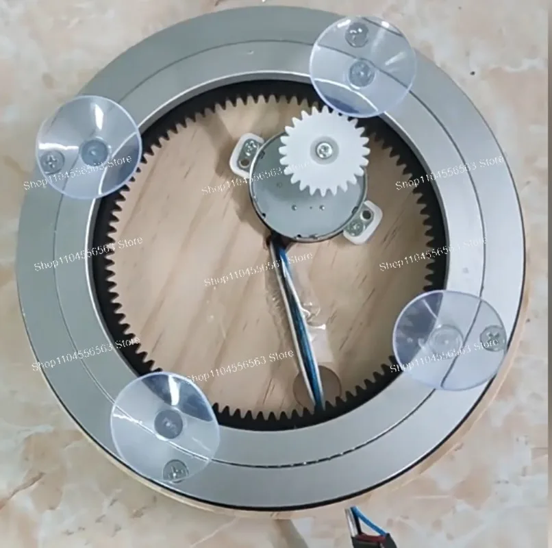 Electric Rotating Display Table Aluminum Alloy Large‑Load Silent Turntable for Live Streaming Jewelry Product Photography