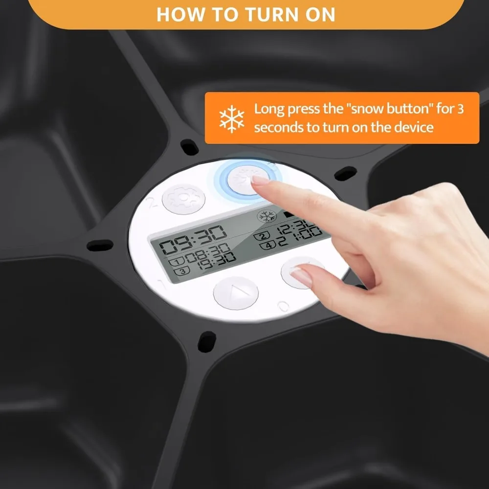 وحدة تغذية أوتوماتيكية للطعام الرطب مع تبريد، تبريد أشباه الموصلات، مع مؤقت، 5 مقصورات طعام لـ 330 جرام من أغذية الحيوانات الأليفة لكل منهما #6