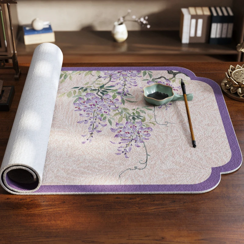 New Chinese Style Felt Calligraphy Mat Desk Pad for Students Writing Painting Practice Art Supply DIY Sewing Writing Accessory view 6