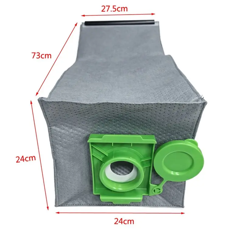 B98A Reusable Vacuum Cleaner Bag for Festool CTL CTM 26, Eco-Friendly Filter Bag, Polyester Fleece Dust Collection Bag Green