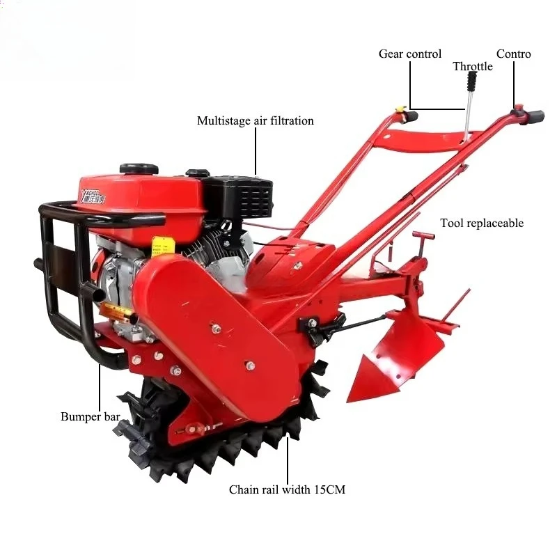 

Mini Power Tiller With Diesel Engine and Gasoline Engine Multifunctional Farm Cultivator for Weeding and Soil Preparation