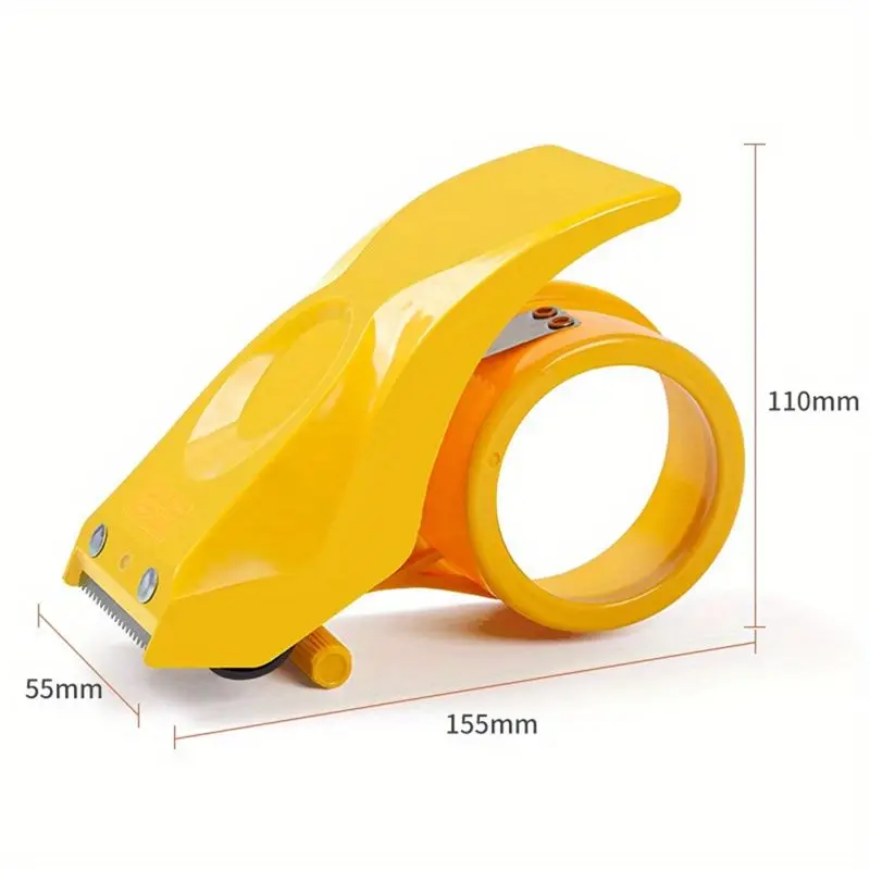 Y50A-Heavy Duty Reusable Eco-Friendly Shipping Tape Dispenser, Replaceable, Master Piece For Pros With 10° Slope Blue