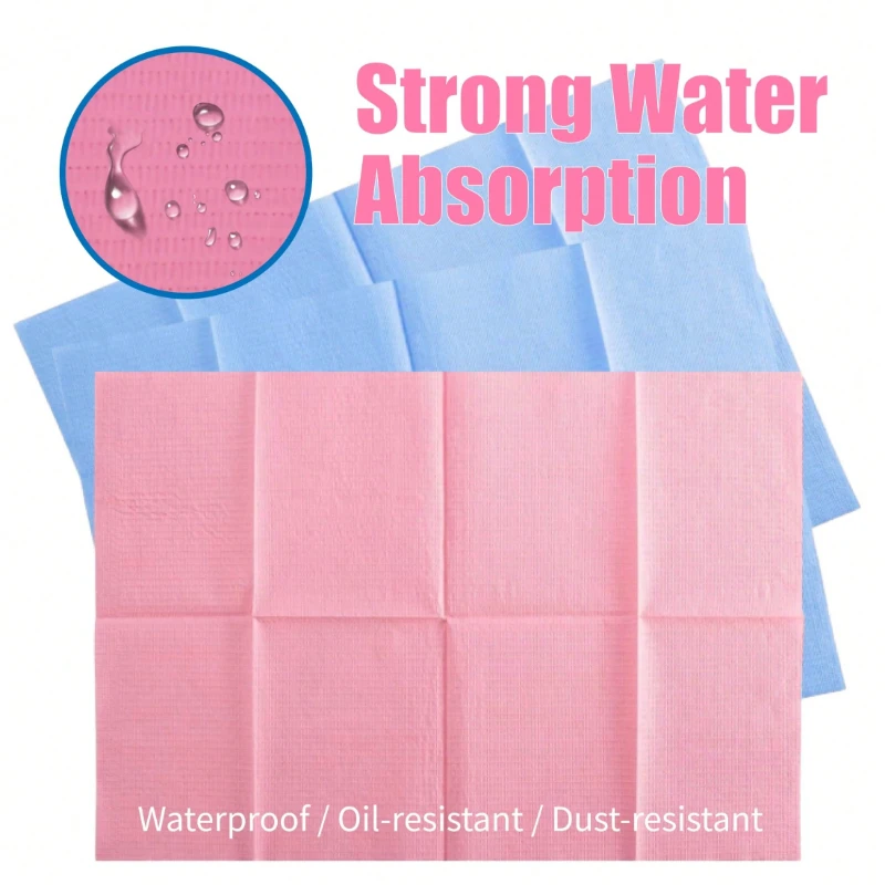 250 Sheets Disposable Tattoo Table Mats Waterproof Breathable Cover for Tattoo Piercing Spa Bed Worktables and Tray Covers