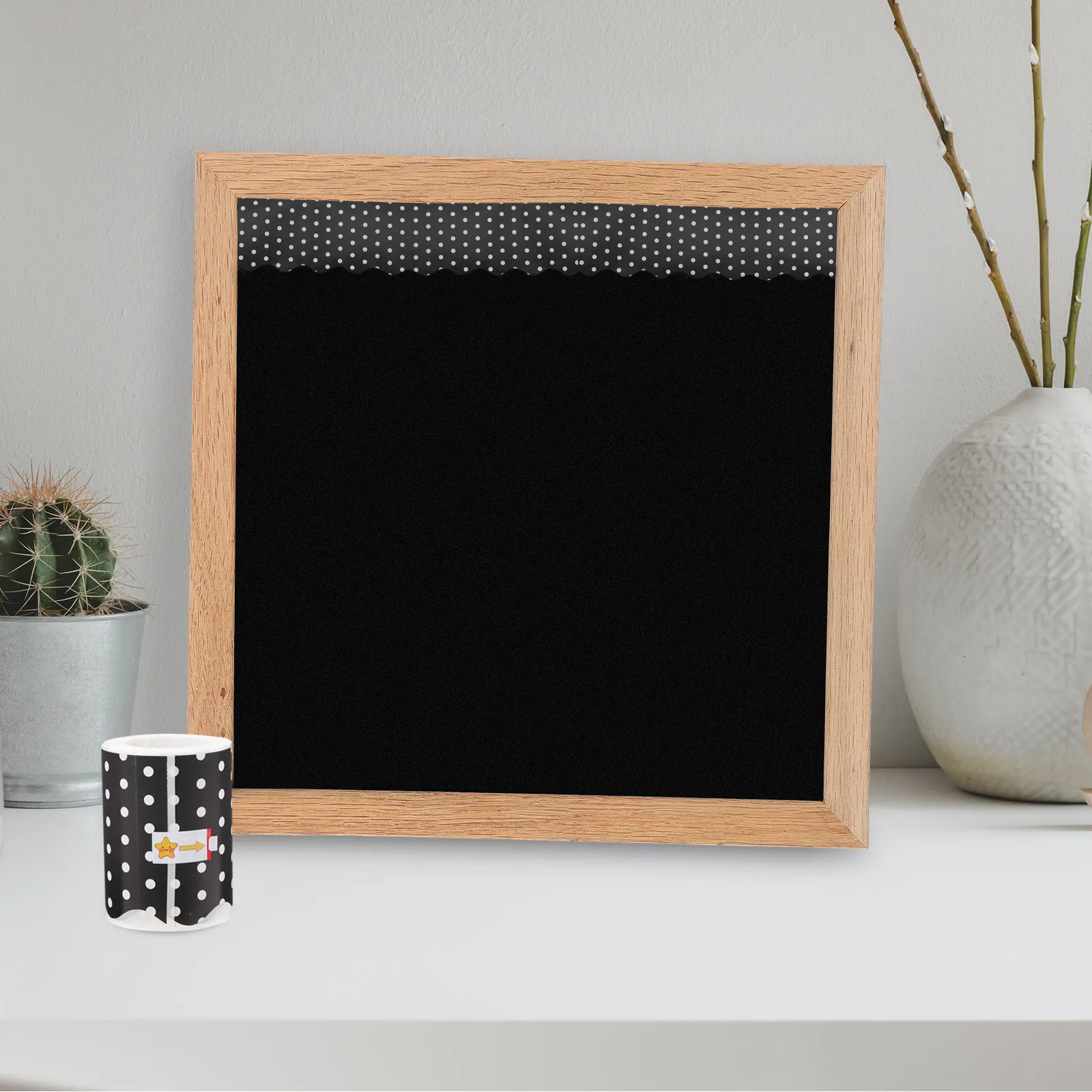 

1 Dot Stickers Premium Waterproof Adhesive Border Trim for Classroom Bulletin Board Blackboard Wall Decor Removable