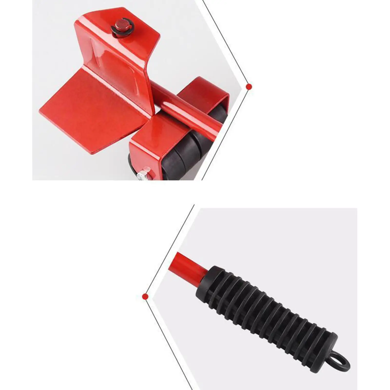 Heavy Duty Furniture Lifter with 4 Sliders, Appliance Roller Suitable for Sofas,
