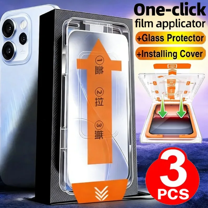 

3/2/1PCS 9H Tempered Glass for OPPO Reno 15 Pro Easy To Install Screen Protectors for Oppo Reno 15 15Pro Clear Protective Films