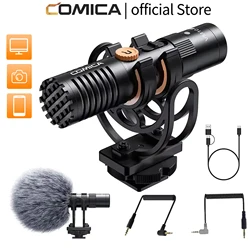 Comica-Micrófono de escopeta VM10 PRO, para Android, iPhone, cámara DSLR, Gopro, DJI Action 3