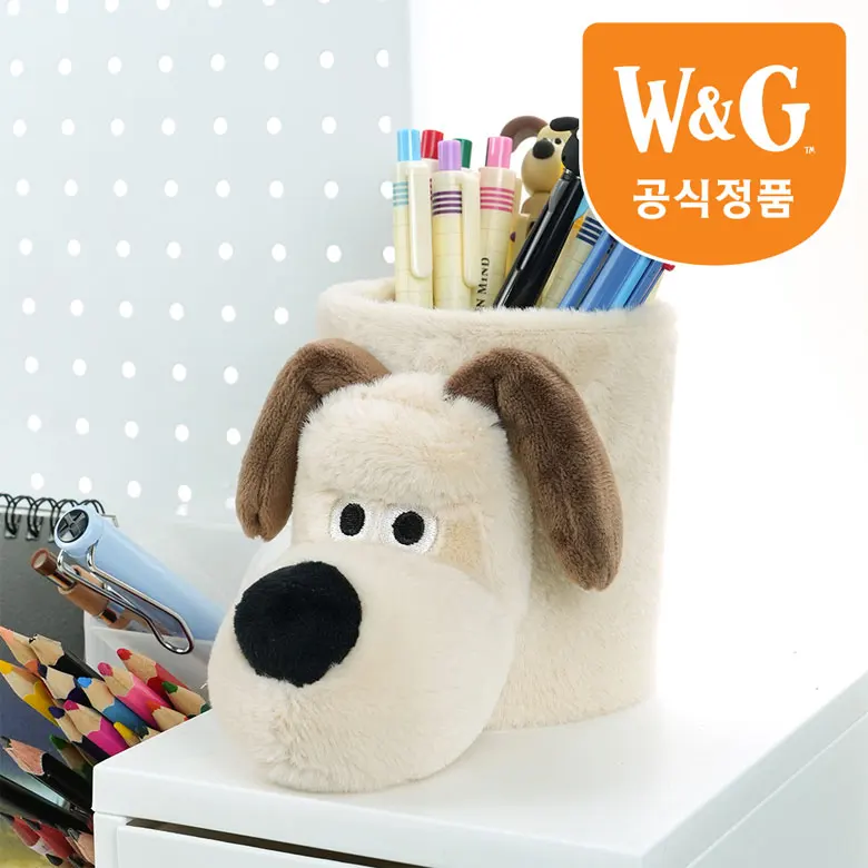 Wallace and Grommit doll pen holder pencil holder