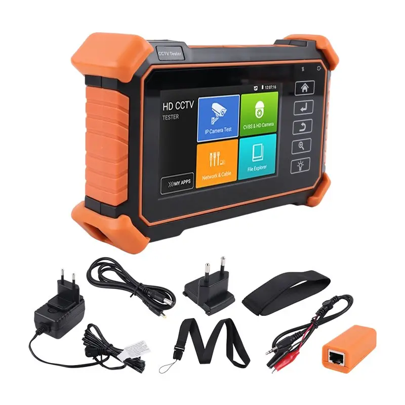 B29C-8K IP CCTV Camera Tester 8MP Portable AHD CVI TVI Analog Tester WIFI UTP Cable Diagnostic Tool EU Plug