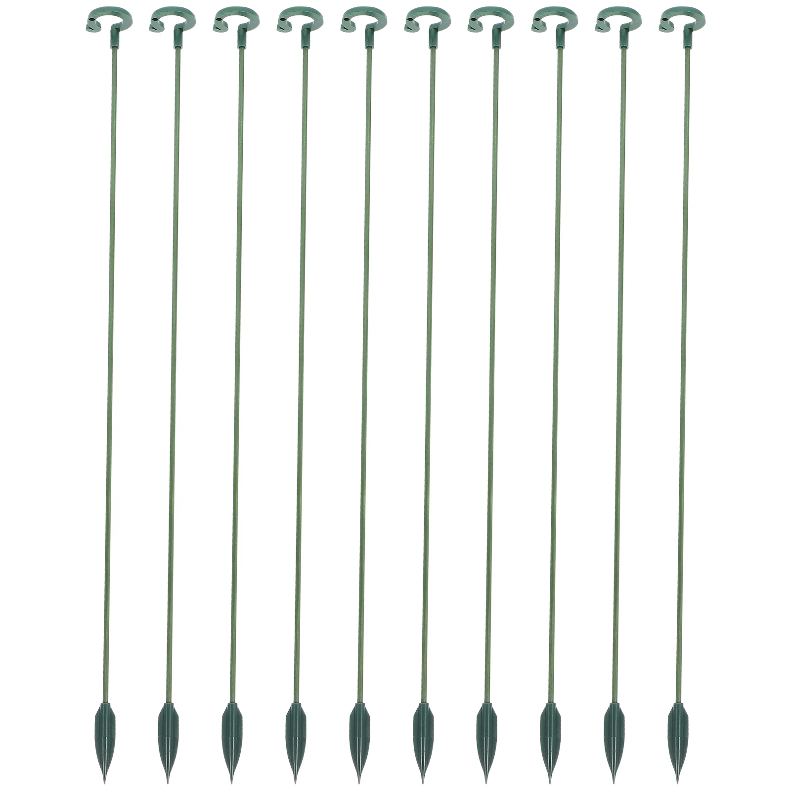 

10 Pcs 37cm Plant Growth Bracket ABS Fixed Orchid Stakes Garden Flower Support Rods Potted Plant Trellis Promote Healthy Growth