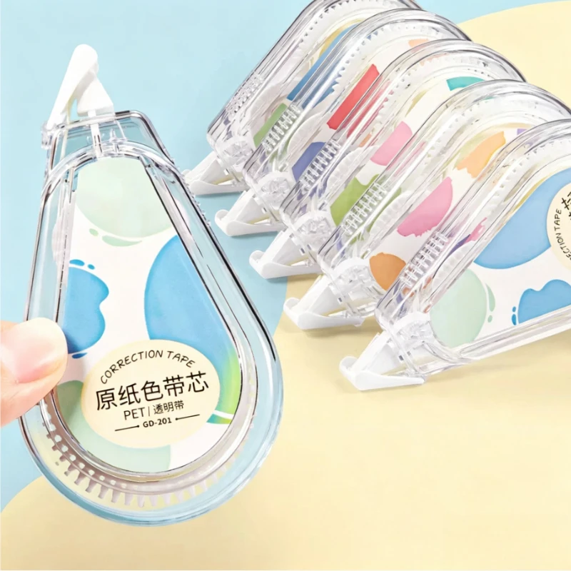 Student Use Correction Tape, Off-white Original Paper Color Invisible Corrector Tape, Minimalist Style School Stationery