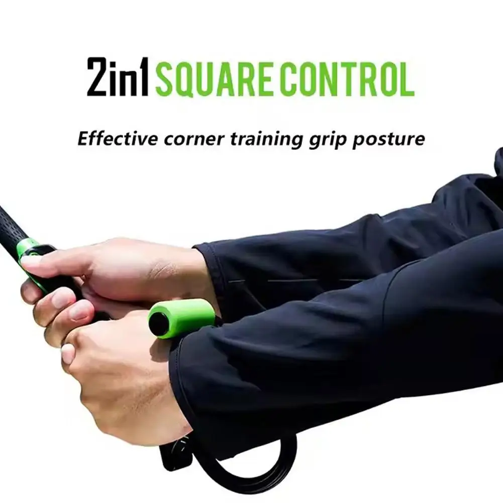 مربع التدريب قبضة الموقف المدرب أداة التحكم جولف سوينغ لحظة يشعر القائمة على ردود الفعل سوينغ أداة مضرب قبضة اليد تصحيح