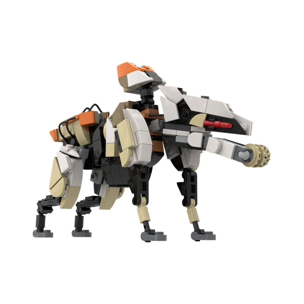 Gobricks moc jogo horizões scrapper blocos de construção modelo monstro papéis tijolos montado brinquedo para crianças presente