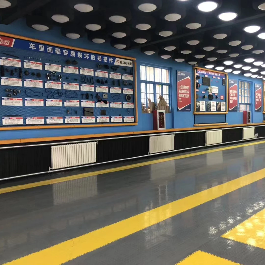 Tiles for Floor PVC Vinyl Garage Peel and Stick Plastic Tile Outdoor Interlock Modular Car Wash Shop Garage Floor Tiles Carpets