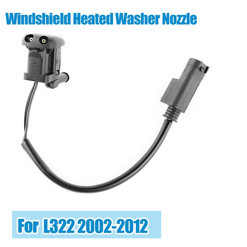 New Windshield Washer Nozzle Heated Windscreen Sprayer Jet LR040670 For Land Rover Range Rover L322 2002-2012