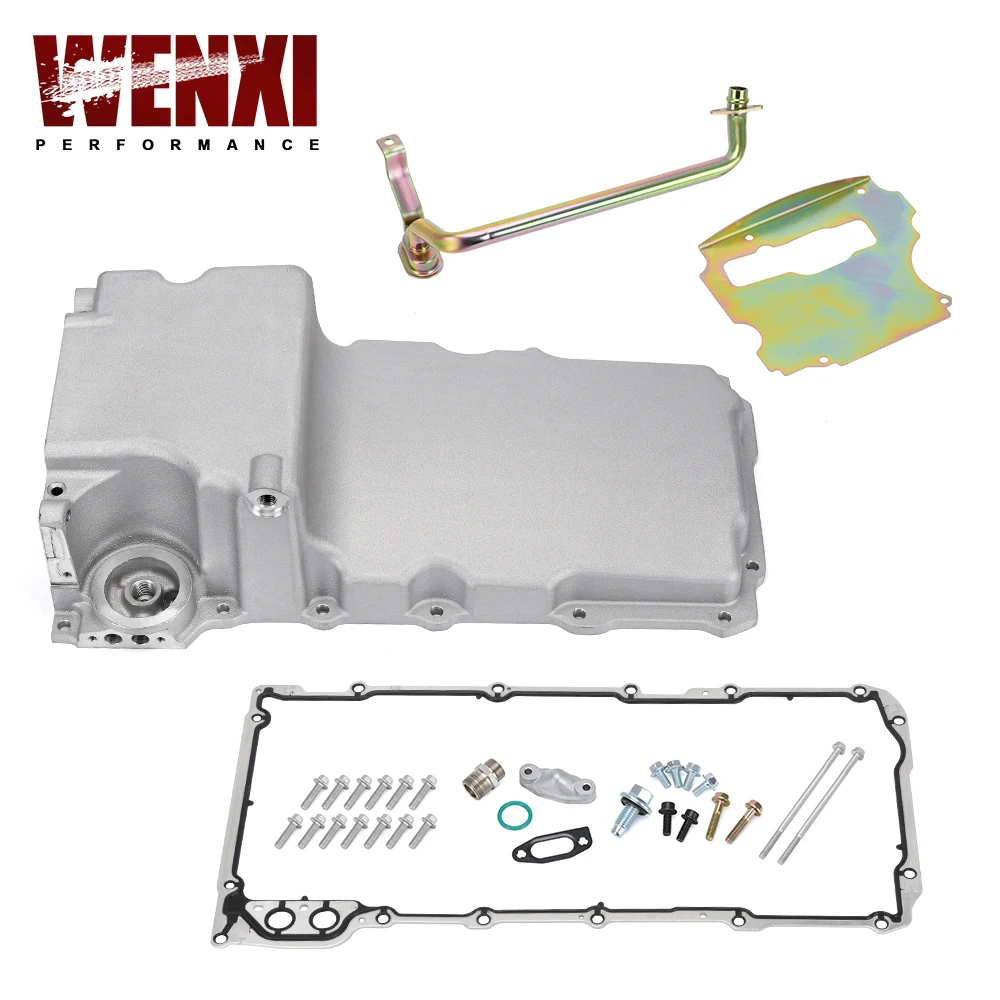 WX For LS Swap Conversion Oil Pan Retrofit Kit Low Profile LS1 LS2 LS3 LS6 4.8 5.3 6.0L WX-KIT09