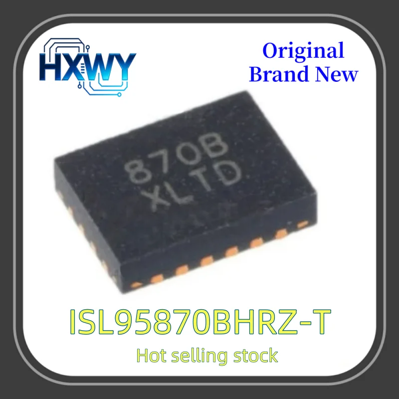 (5/10 pieces) ISL95870BHRZ-T silkscreened 870B QFN-20 power monitoring chip New Electronic Parts Fast Delivery High Quality
