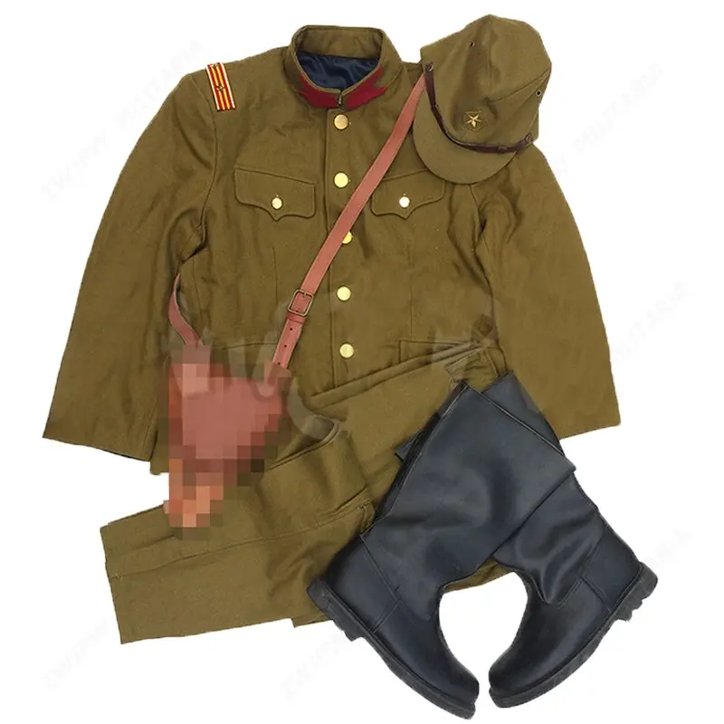 WW2 Japanese Army Type 98 General Uniform Sets Jacket&Pants Hat