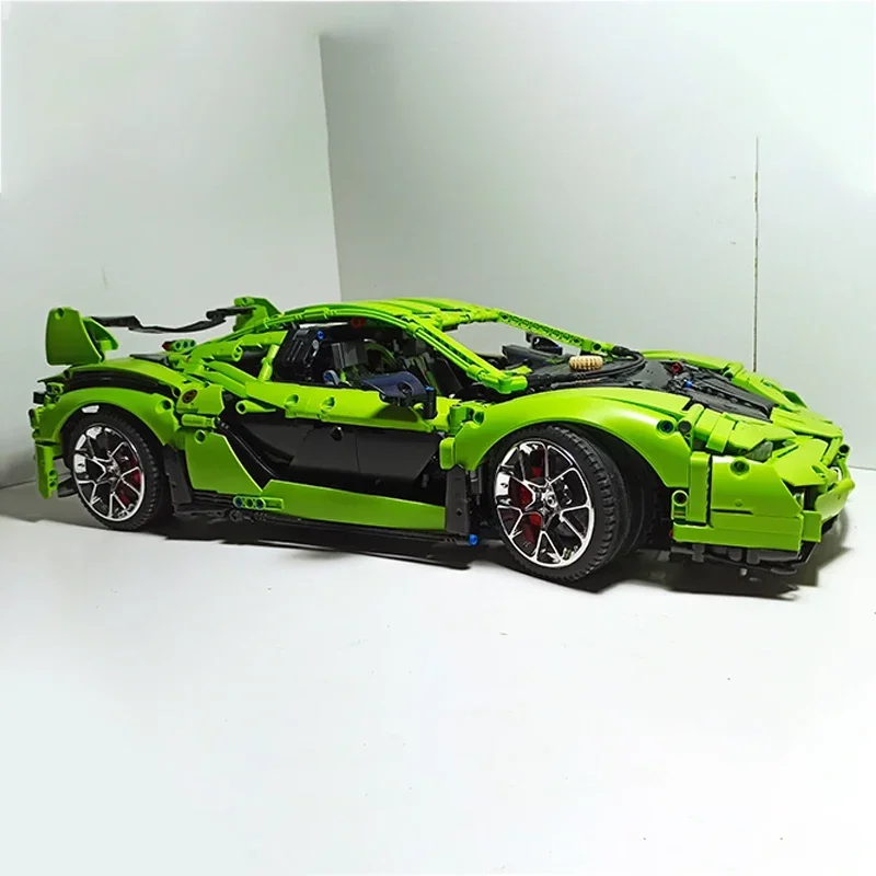 Moc blocos de construção supercar modelo velocidade campeão tijolos técnicos diy montagem brinquedos construção para crianças presentes do feriado