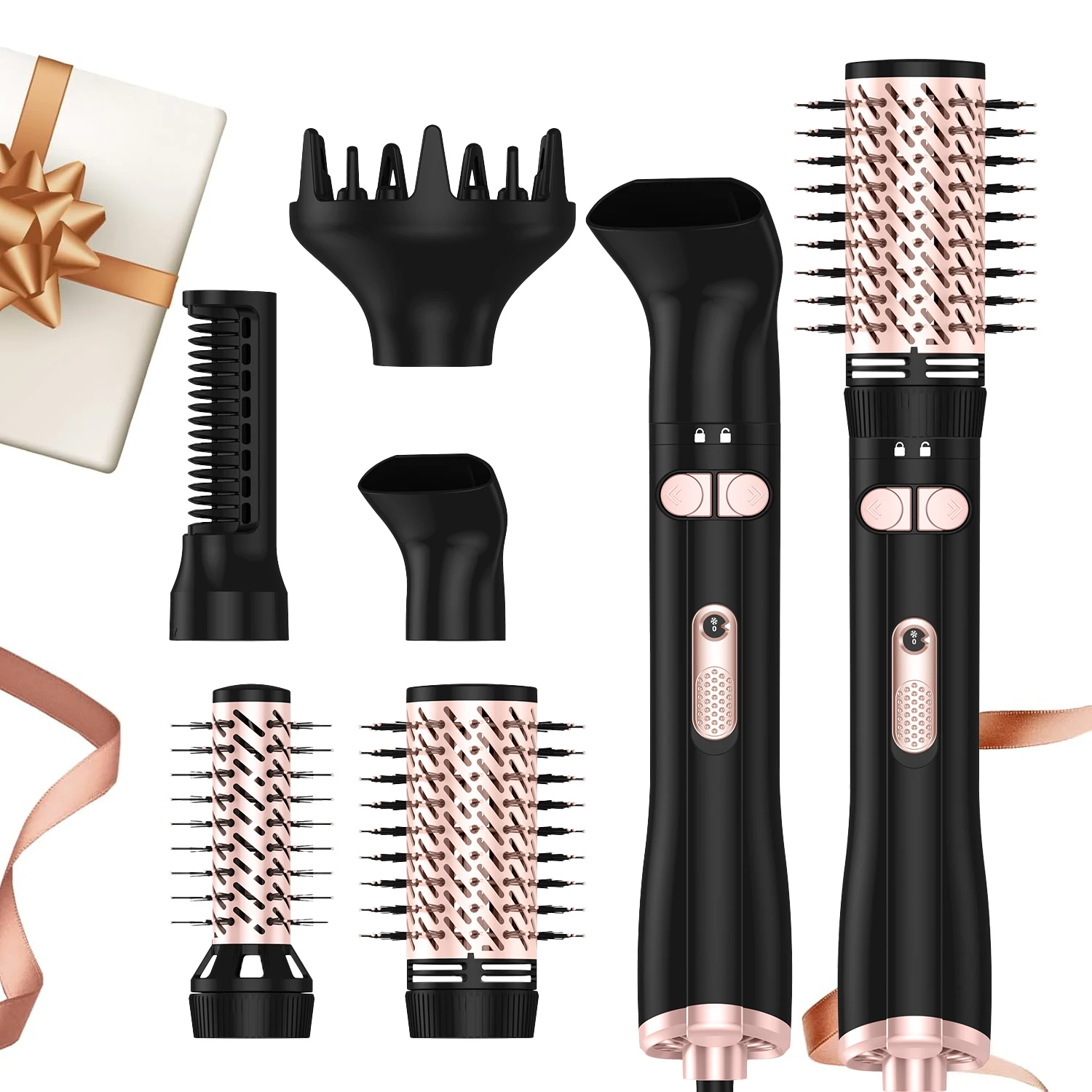 Hair Dryer Brush Blow Dryer Brush in One, 5 in 1 Hair Dryer and Styler Volumizer for Drying Straightening Curling