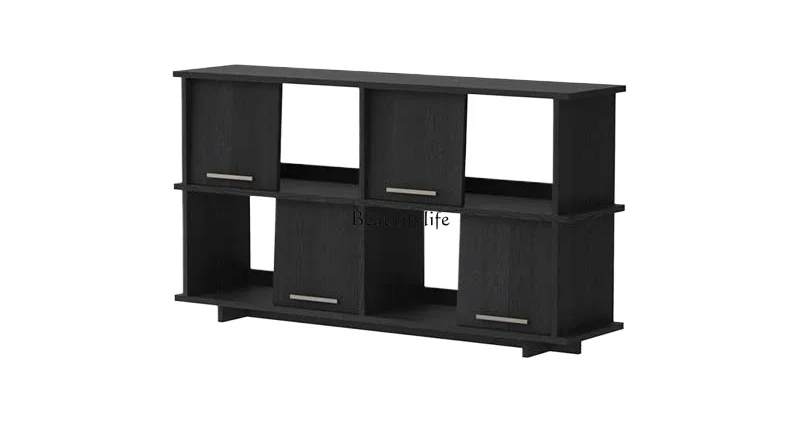 

Libreria moderna in legno massello scaffale da pavimento libreria da soggiorno sub-combinazione