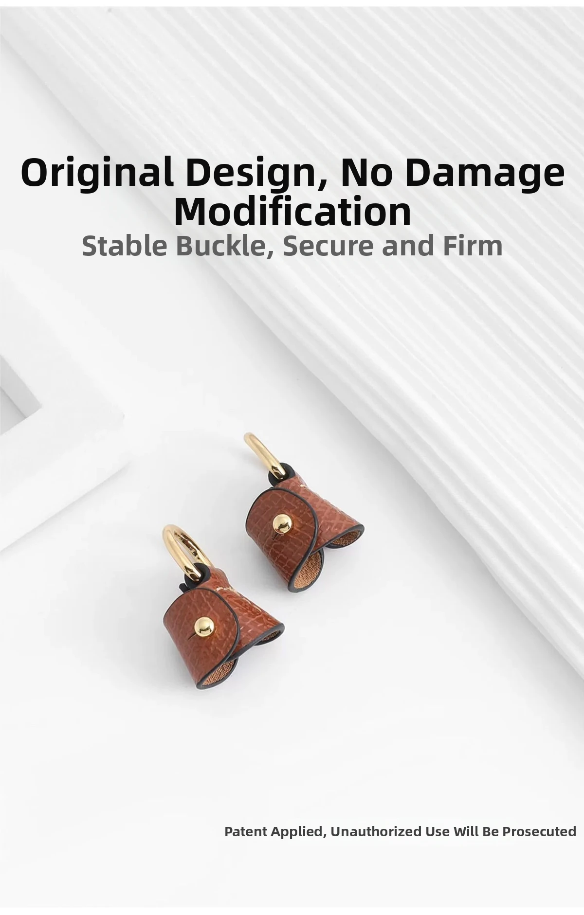 2026 New Leather Bag Strap For Longchamp S Durable Fashion Without Punching Modification Bag Accessories