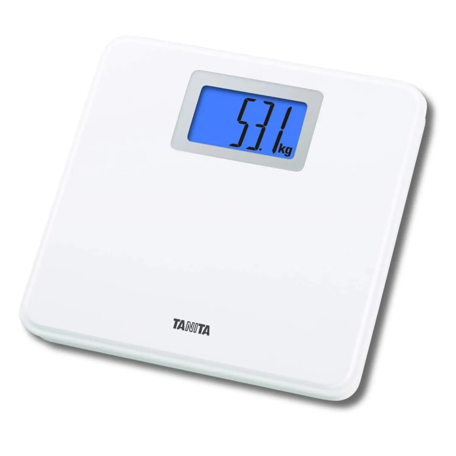 

HD 662 Digital Weight Scale (White) Japan Technology Bathroom Scale with 330 lb Weight Capacity 2" Blue Backlit Large LCD Displa