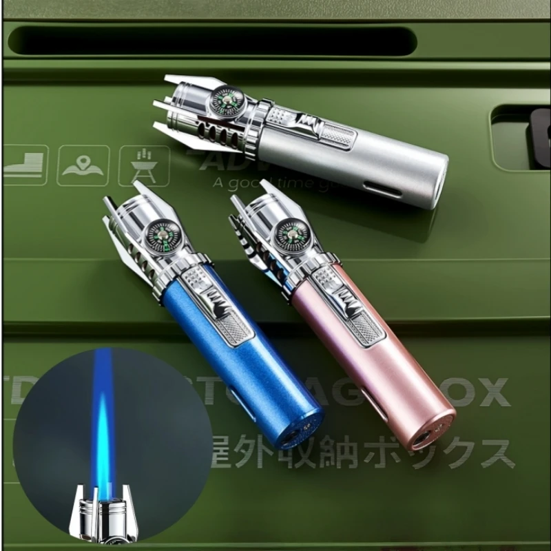 

New Mini Scepter Lightsaber Compass Spray Gun Lighter Windproof Visible Window Inflatable Portable Outdoor Home Lighter