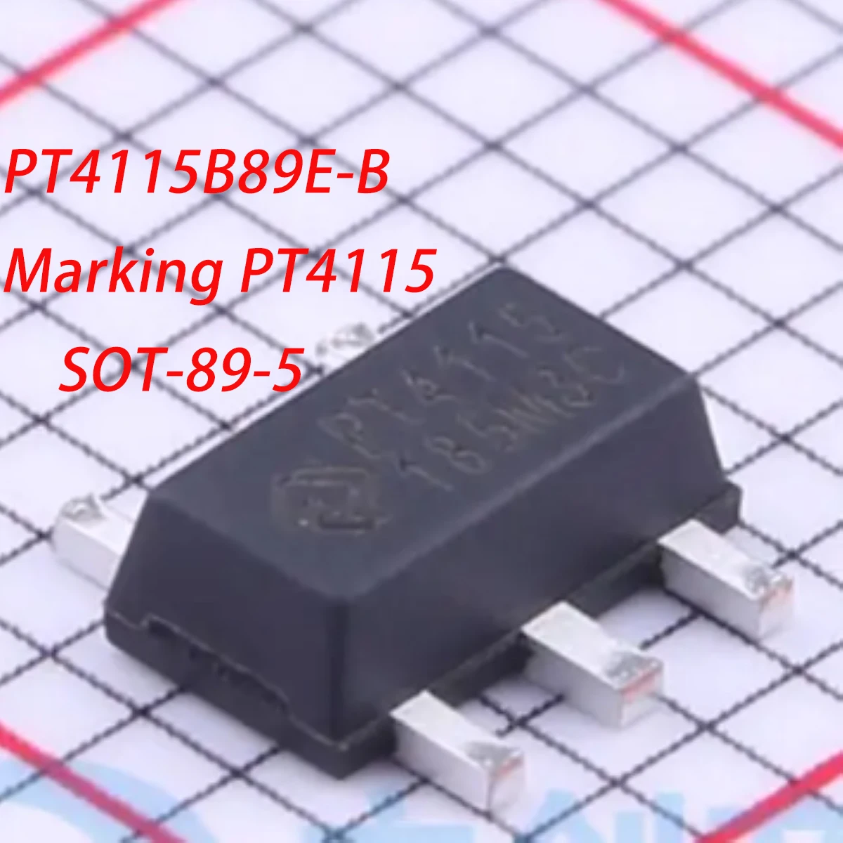 

20 шт. PT4115B89E-B с маркировкой PT4115 SOT89-5, НОВЫЙ Оригинальный понижающий преобразователь напряжения 30В 1.2А, высокояркий ИС-чип, драйвер светодиодов 1МГц DC-DC PT4115