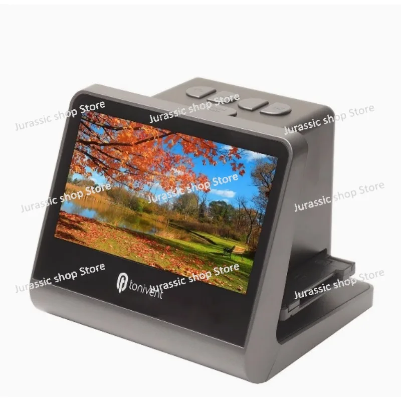 

24MP Negative HD Film Slider Scanner 135mm 126mm 110mm Super 8 Slide Converter Photo Digital Image Viewer with 5"LCD Screen