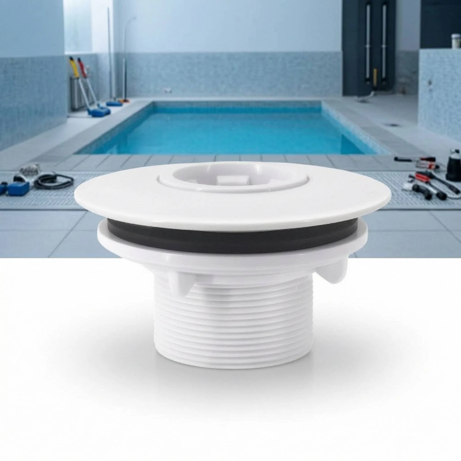 Pool Return Inlet Nozzle Threaded Pool Inlet with Double-Seal Seal Leak-Resistant Directional