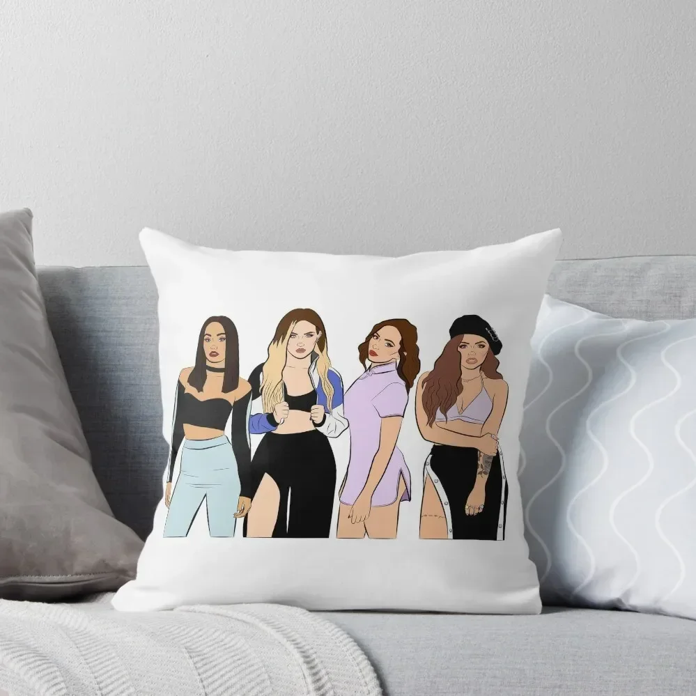 

Little Mix by Sol Cano Throw Pillow Decorative Cover For Living Room Cushions For Sofa pillow