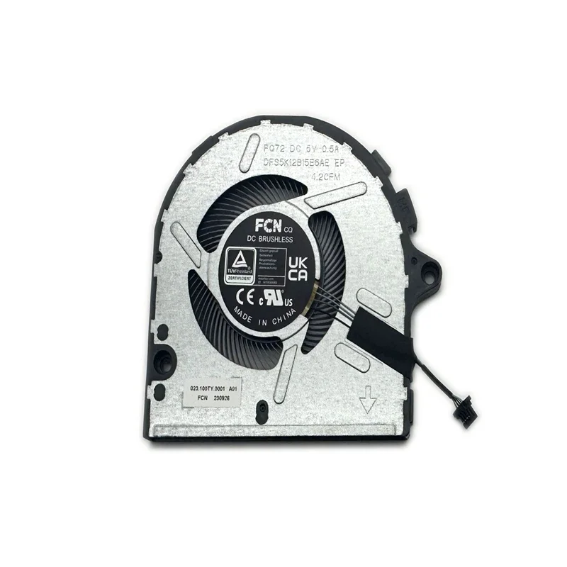 New Laptop CPU Cooling Fan For Dell Latitude 3340 2023 version Cooler FQ72 DC5V 0.5A DFS5K12B15E6AE 023.100TY.0001 0PKD9P