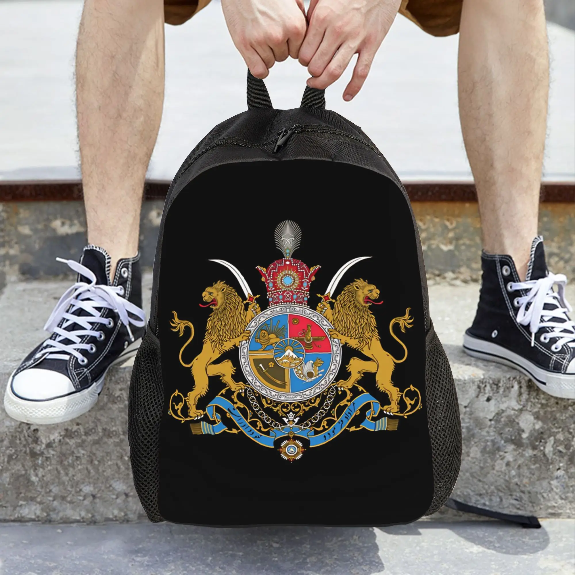 

Рюкзак с картой Ирана и флагом Персии для малышей, для девочек и мальчиков, детские рюкзаки Kawaii, школьная сумка для детского сада