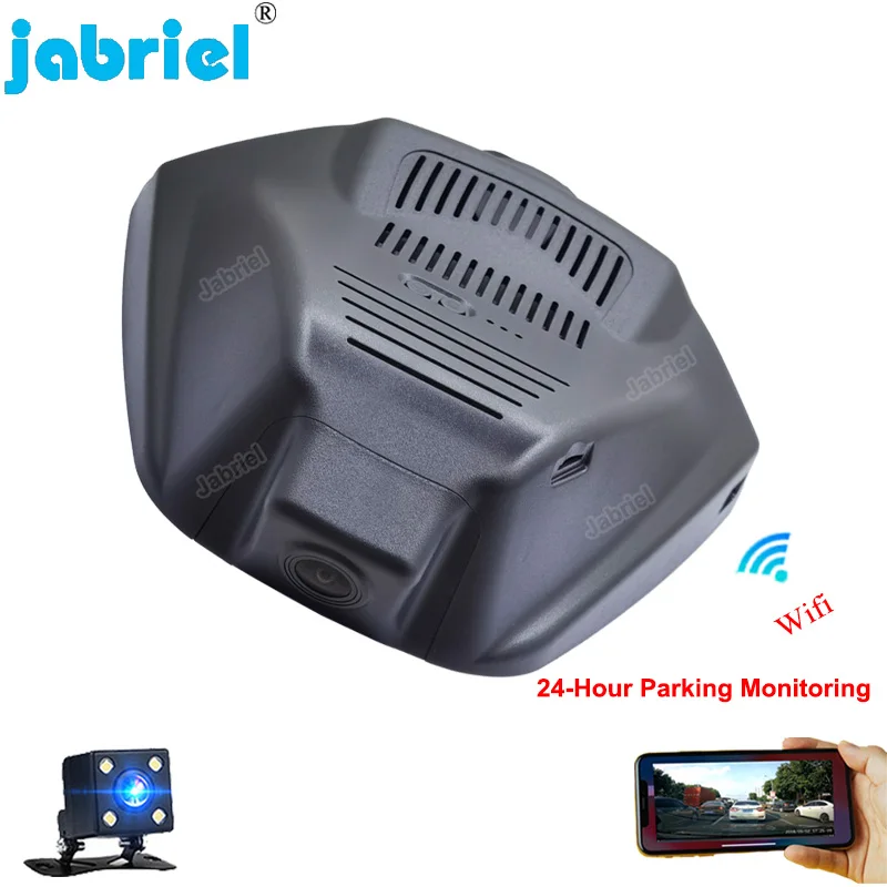 

Jabriel HD 1080P Car DVR WiFi 24H Front and Rear Dedicated Dash Camera For Ford Taurus 2019 EcoBoost 245 Vignale Video Recorder