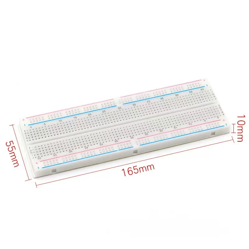 MB-102 Breadboard 830 Points Solderless Prototype Test Bread Board for Arduino DIY Electronic Circuit