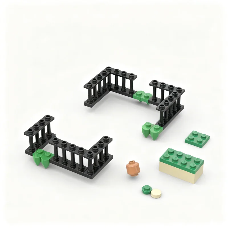 NEW 328PCS MOC Pirate Sailing Forbidden Island Base Model Premium Display Assembly Building Blocks DIY Creative Gift Building