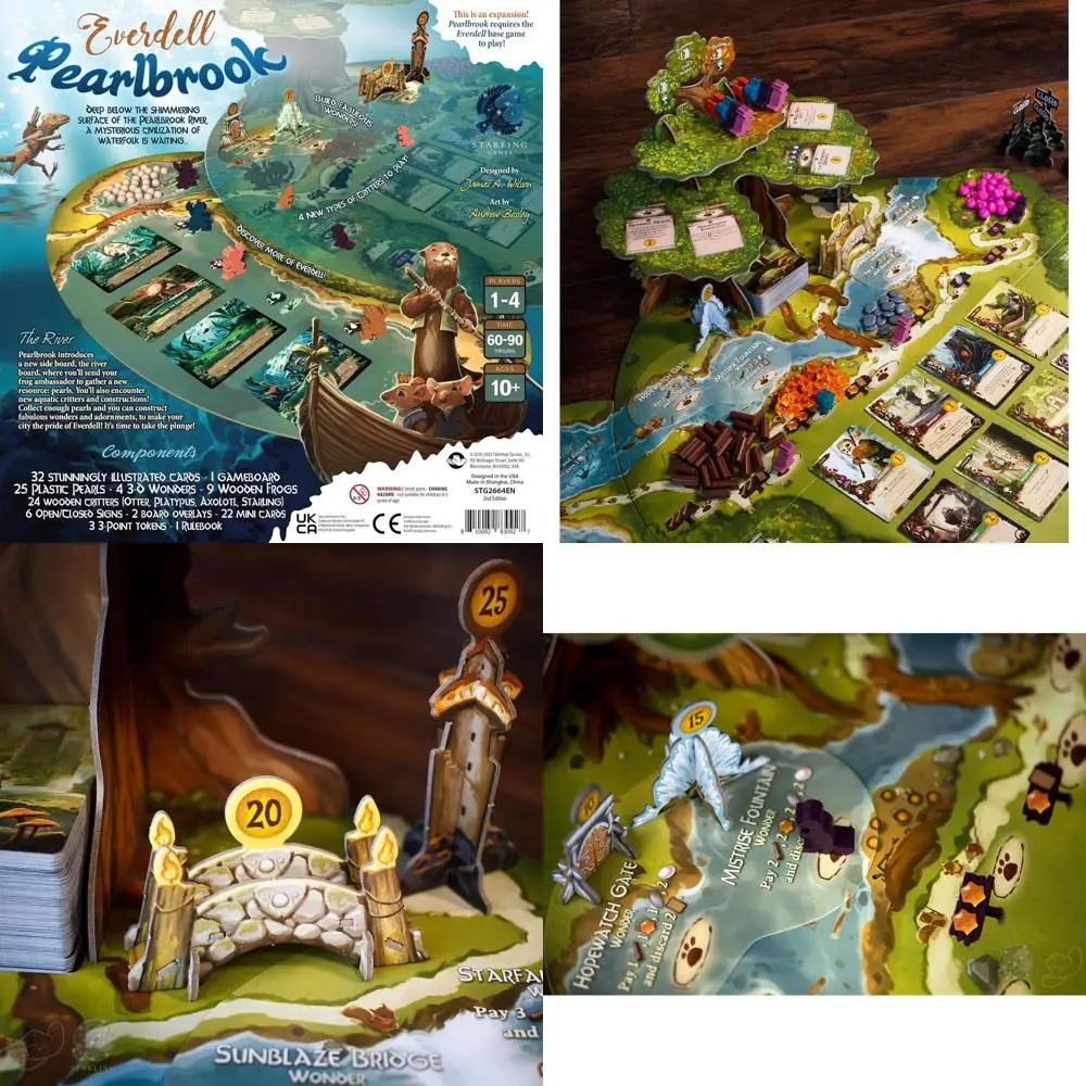 

Everdell: Pearlbrook Expansion - Strategic Game for 1-4 Players, Ages 10+, 60-90 Min Playtime