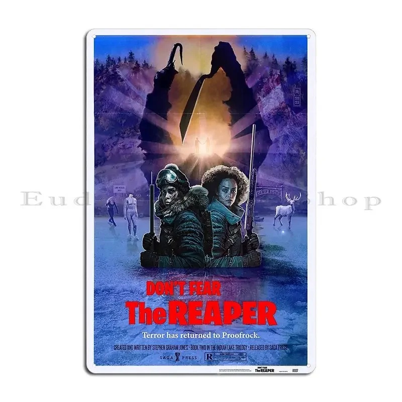 Don T Fear The Reaper Retro Poster Metal Sign Create Custom Cave Cinema Rusty Tin Sign Poster