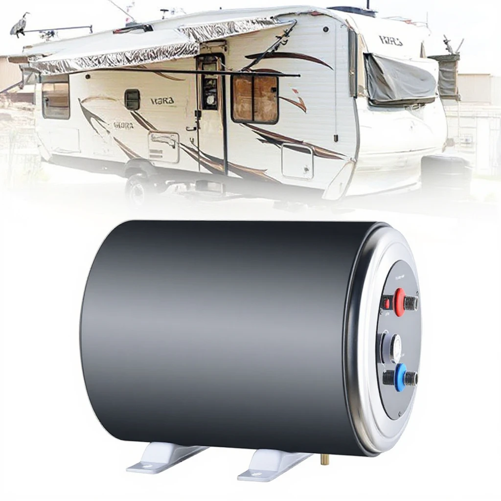 CE Rv Caravan Electric Plastic Housing Stainless Steel Freestanding DC 12V 10L Travel Storage Water Heater