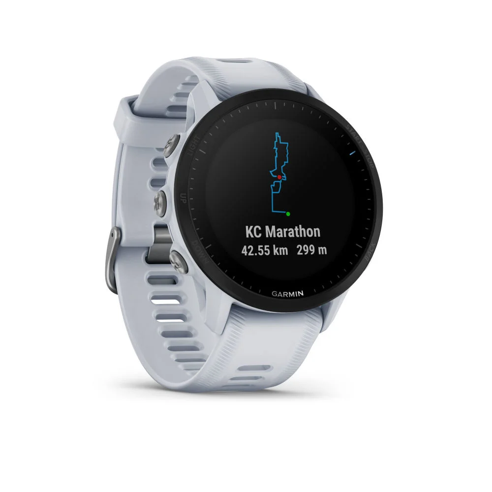 ساعة يد رياضية أصلية من Garmin غير بالطاقة الشمسية طراز Forerunner 955 ساعة رياضية خارجية ذكية مزودة بسوار قرص ساعة للرجال والنساء