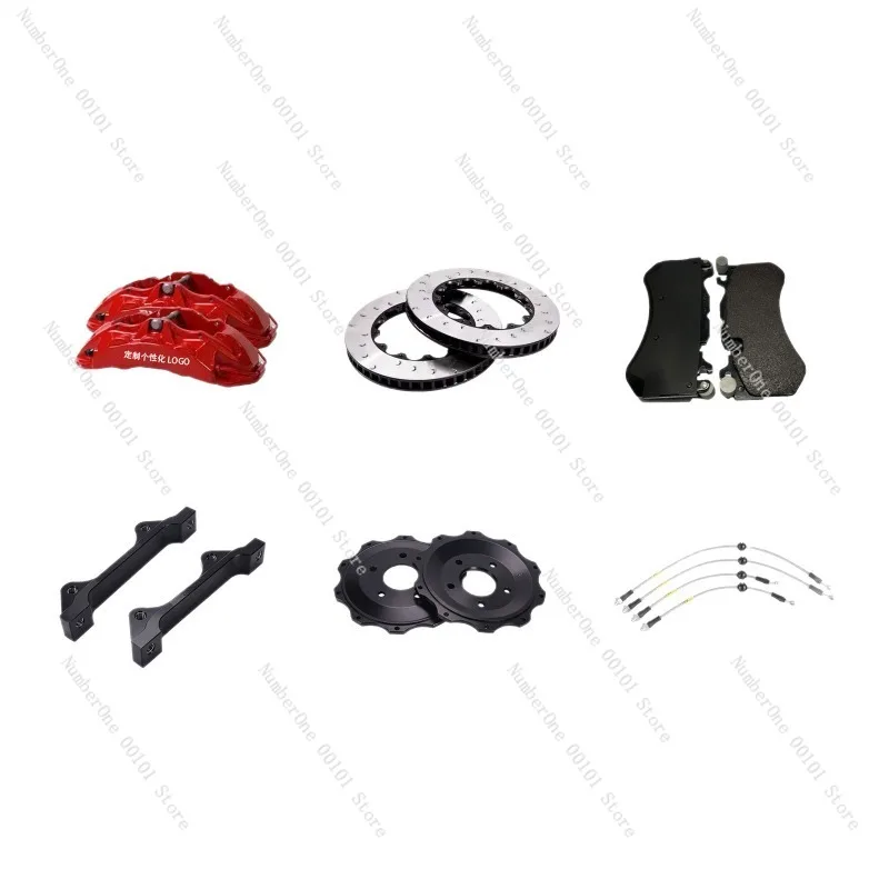 Performance Brake Caliper Upgrade,CNC Aluminum Alloy Modification Part for Cars and Motorcycles