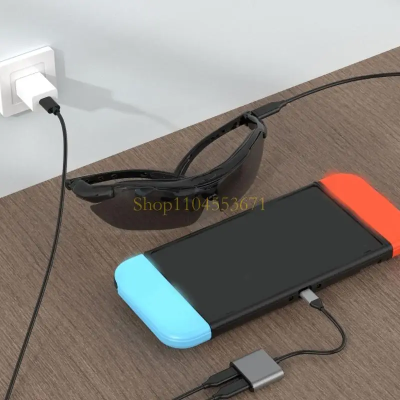Best Seller Aluminum USB C Hub Adapter Featuring 10Gbps Speed for 4K Video Experience PD100W Fast Charging AntiInterference