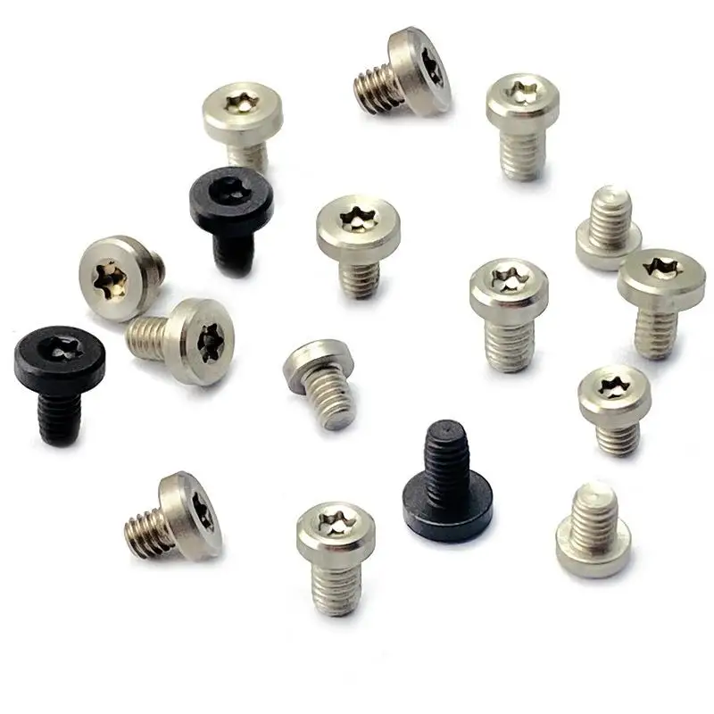4PCS DIY Knife Handle Screw Folding Knife Shank T8 Plum Screw Oppose Lock Rivet Tools Knife Fastening Screws