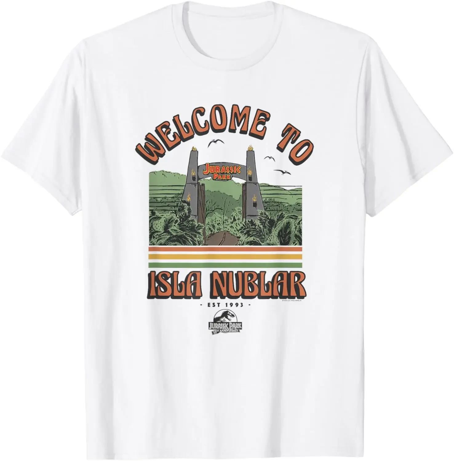 

MINISO X Jurassic Park 30th Anniversary Welcome to Isla Nublar T-Shirt
