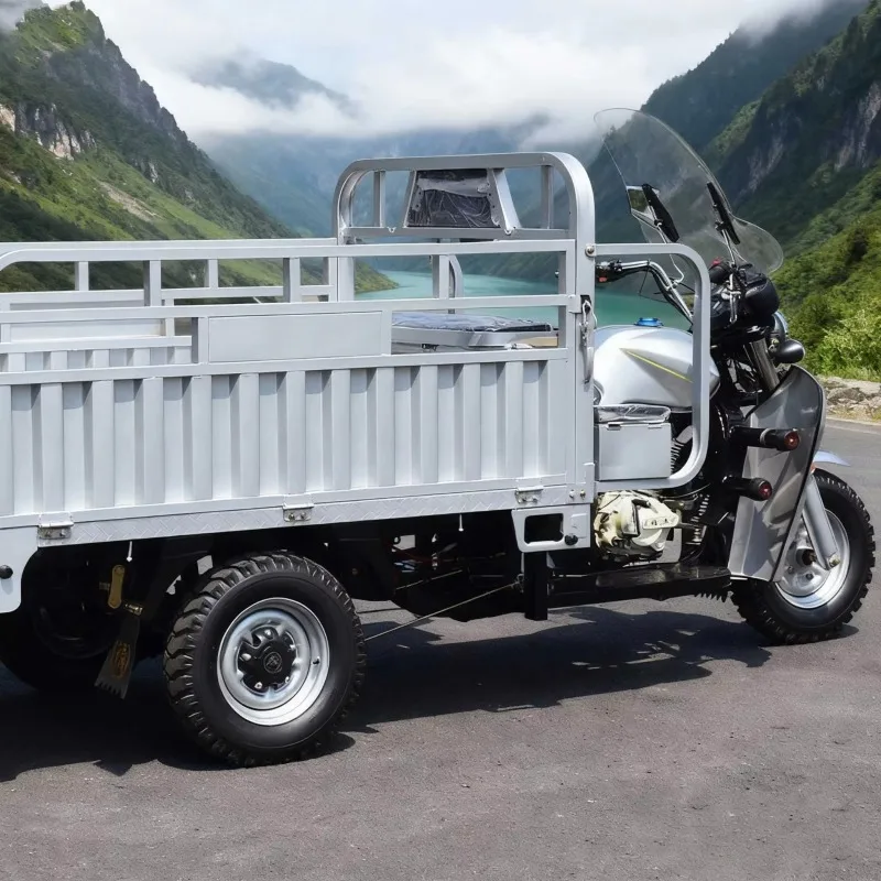 Extended Range Electric Cargo Tricycle Large Capacity Battery Three Wheeler Electric Vehicle Farm Goods Long Distance Rural
