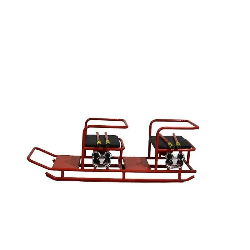 Factory direct sales winter tandem ski bike adult sled high quality snow bike